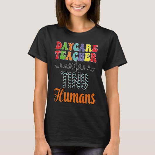Daycate Teacher Childcare Worker for Kindergarten T-Shirt (Vorderseite)