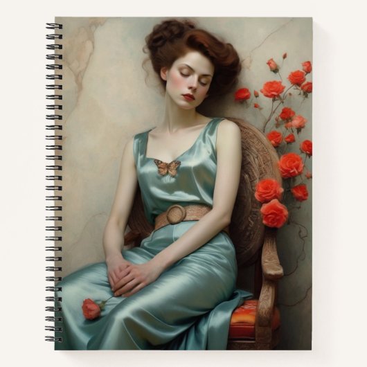 Daydream and Climbing Rose SpiralNotebook Notizblock (Vorderseite)