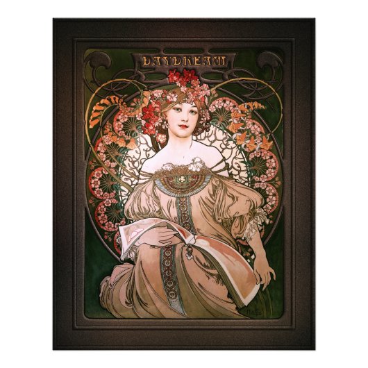 Daydream c1896 by Alphonse Mucha Fotodruck (Vorne)