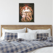 Daydream c1896 by Alphonse Mucha Leinwanddruck (Insitu (Schlafzimmer))
