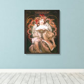 Daydream c1896 by Alphonse Mucha Leinwanddruck (Insitu (Holzboden))