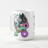 Daydream Mode - Wolf Butterfly Donuts Boot Kaffeetasse (Vorderseite Links)