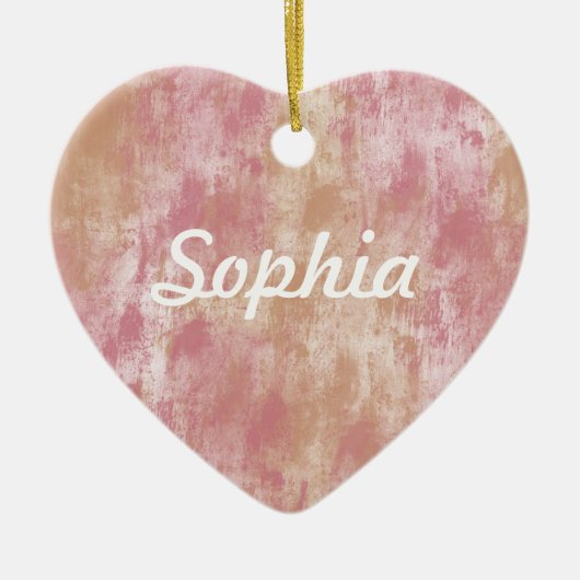 Daydream Pink Keramikornament (Vorne)