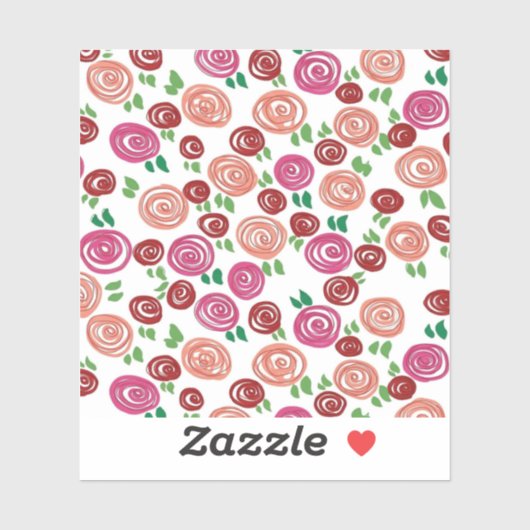 Daydream Roses Aufkleber (Blatt)