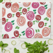 Daydream Roses Geschirrtuch (Gefaltet)