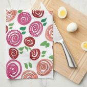 Daydream Roses Geschirrtuch (Viertel Falte)