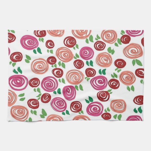 Daydream Roses Geschirrtuch (Horizontal)