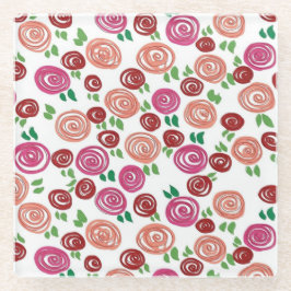 Daydream Roses Glasuntersetzer