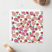 Daydream Roses Mitteilungskarte (Vorderseite/Rückseite Beispiel)