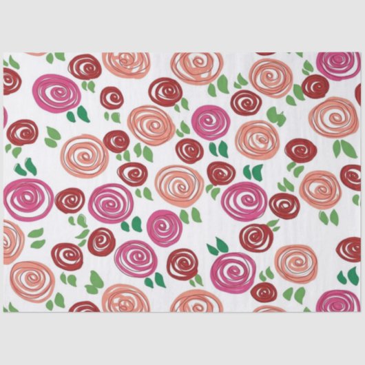 Daydream Roses Seidenpapier (Vorderseite)