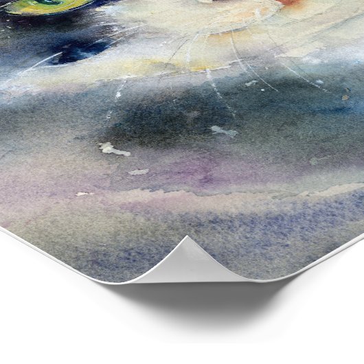 Daydreamer Cat Poster (Ecke)