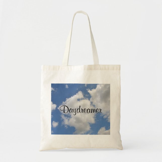 Daydreamer-wunderliche Wolken-Taschen-Tasche Tragetasche (Vorne)