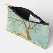 Daydreaming Fox Zipper Pouch Zubehörtasche (Offen)