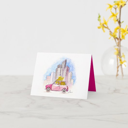 Daydreaming Karte (Gelbe Blume)