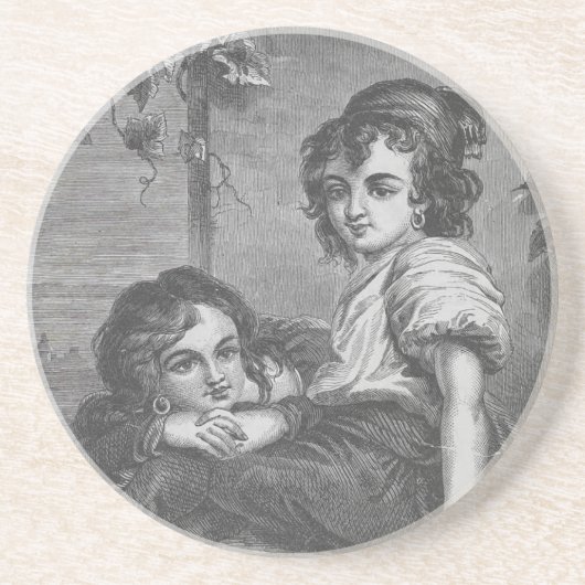 Daydreaming Sandstein Untersetzer (Vorne)