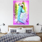 Daydreaming von Meerjungfrau gewickelt Leinwand (Insitu (Schlafzimmer))