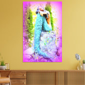 Daydreaming von Meerjungfrau gewickelt Leinwand (Insitu (Wohnzimmer))