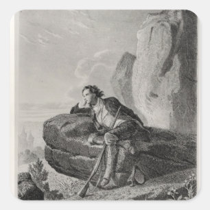 Daydreams Quadratischer Aufkleber