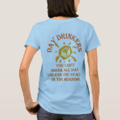 DayDrinker dunkle T T-Shirt (Rückseite)