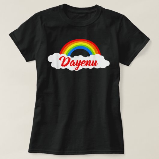 Dayenu Passover Song - Funny Pesach Seder Dinner T-Shirt (Design vorne)