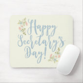 Daygift glücklichen Sekretärs Mausunterlage Mousepad (Mit Mouse)