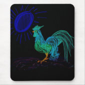Dayglow Country Rooster Mousepad (Vorne)
