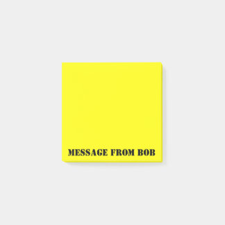 Dayglow die Anmerkungen des Bobs Gelb 3 x 3 Post-it Klebezettel