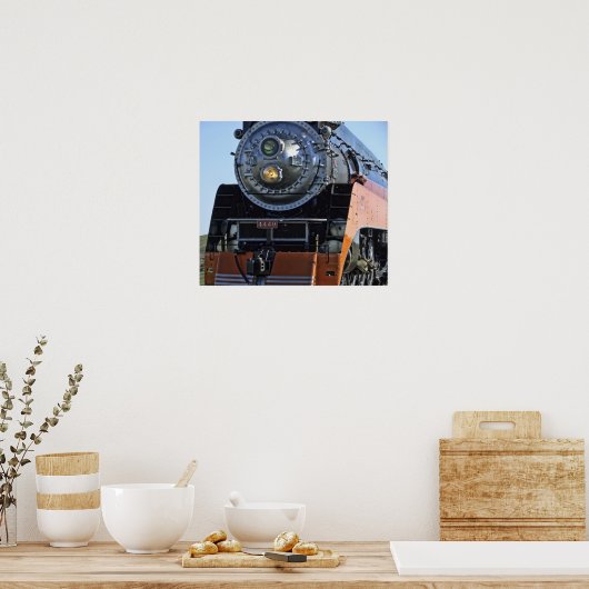 Daylight Express Dampflokomotive Poster (Küche)