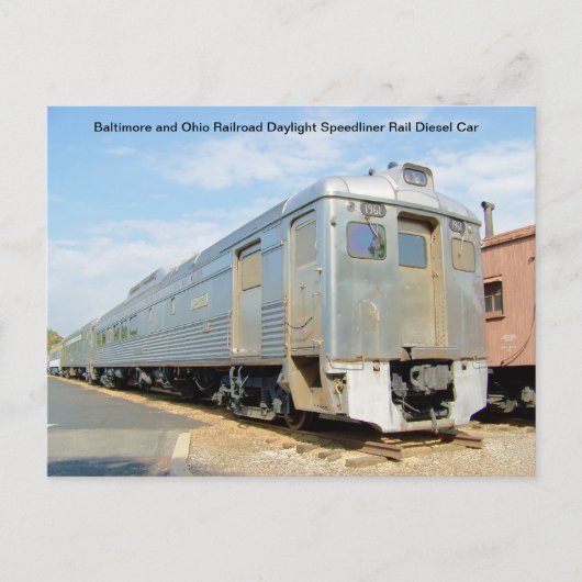 Daylight Speedliner RDC #1961 Postkarte (Vorderseite)
