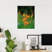 Daylillies, Orange Poster (Heimbüro)