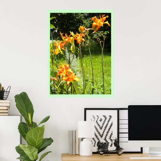 DayLillies Poster (Heimbüro)
