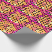 Daylily Mosaic Gift Wrap Geschenkpapier (Ecke)