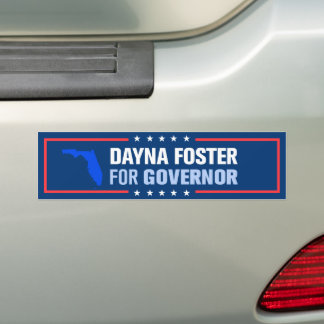 Dayna Foster für den Gouverneur von Florida Autoaufkleber