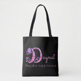 Dayna Namen- und Bedeutungsmonogrammtasche Tasche