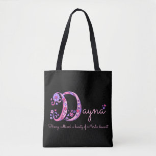 Dayna Namen- und Bedeutungsmonogrammtasche Tasche
