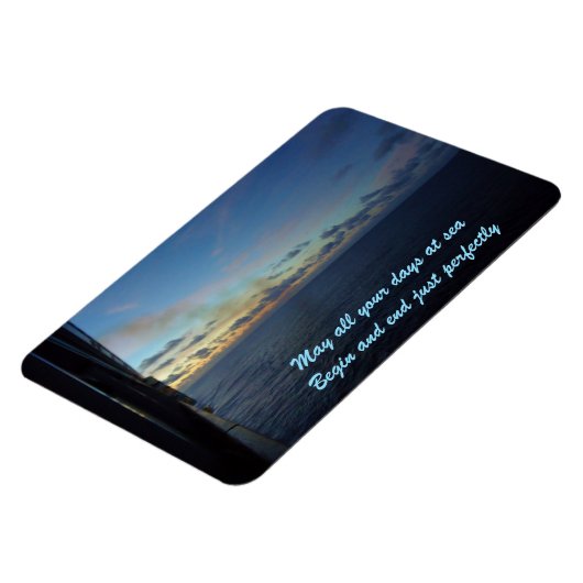 Days at Sea Custom Magnet (Linke Seite)