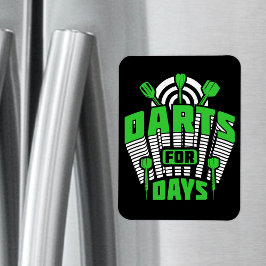 Days Darts for Dart Player Magnet