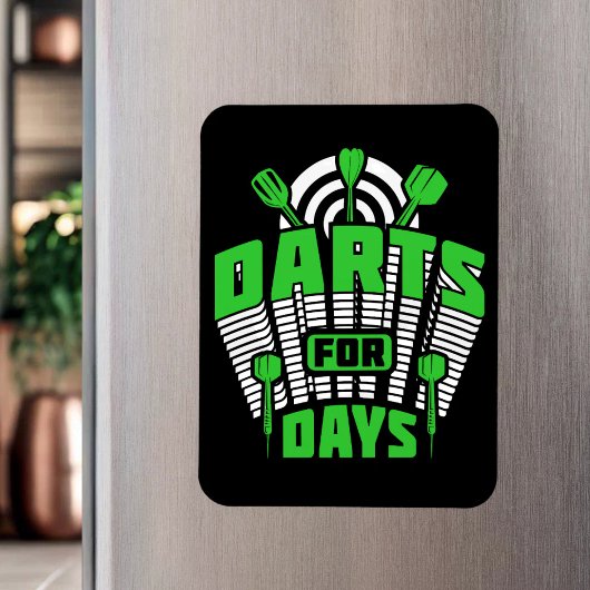 Days Darts for Dart Player Magnet