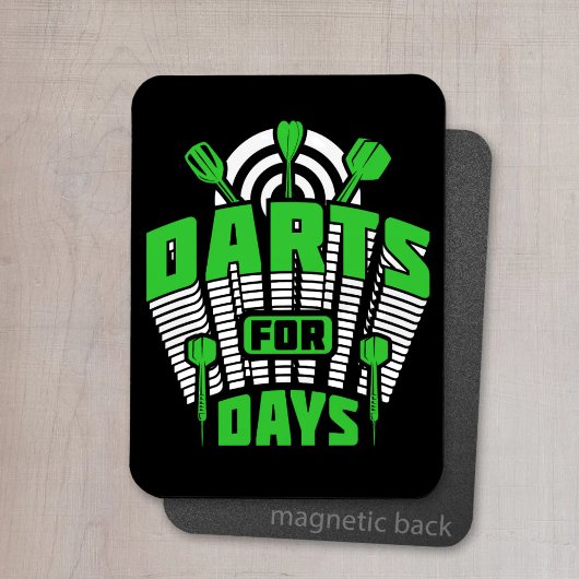 Days Darts for Dart Player Magnet