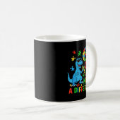 Days Of Making A Difference Dinosaur Autism Teache Kaffeetasse (VorderseiteRechts)