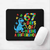 Days Of Making A Difference Dinosaur Autism Teache Mousepad (Mit Mouse)