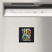 Days School Video Gamer 100th Day Lehrer Student Magnet (In Situ (Geschirrspüler))