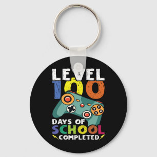 Days School Video Gamer 100th Day Lehrer Student Schlüsselanhänger