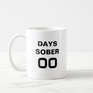 Days Sober Kaffeetasse