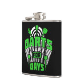 Days Vinyl Wrapped Flask 6 oz. Flachmann (Links)