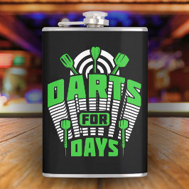 Days Vinyl Wrapped Flask 8 oz. Flachmann