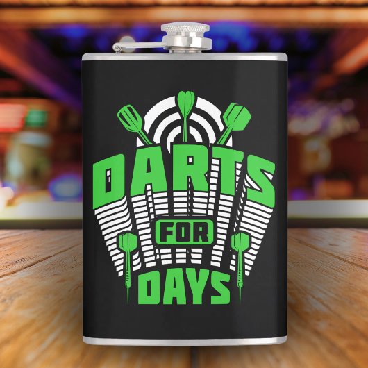 Days Vinyl Wrapped Flask 8 oz. Flachmann