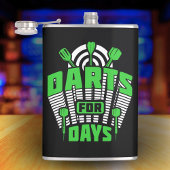 Days Vinyl Wrapped Flask 8 oz. Flachmann