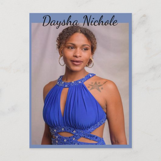 Daysha Nichole McGinnis, Postkarte (Vorderseite)