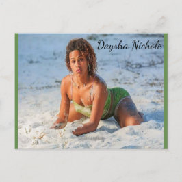 Daysha Nichole McGinnis, Strand, Postcard Postkarte